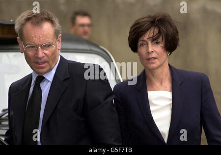 Lord Archer arrives at the Old Bailey, central London, with his wife Mary. The jury in Lord Archer's perjury trial will begin its deliberations a day after jurors were told of the death of the peer's mother. * Mr Justice Potts told the 11-strong panel that they must not allow the 87-year-old's death to distract them from the case against the millionaire novelist and his former friend Ted Francis. Stock Photo