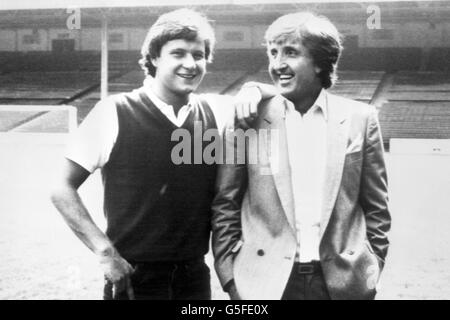 350,000 signing from the Seattle Sounders, as he takes a look round Maine Road following his appointment as manager of Manchester City. Stock Photo