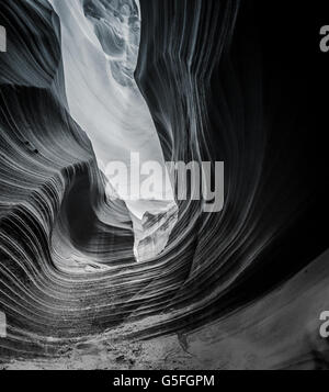 I had an absolutely stunning time in Antelope Canyon, Arizona. It was so incredible discovering this slot canyon Stock Photo