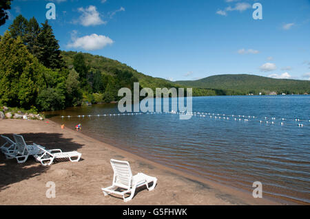 North America, Canada, Quèbec, Duchesnay Ecotourist Resort Stock Photo