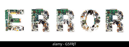 electronic words Stock Photo