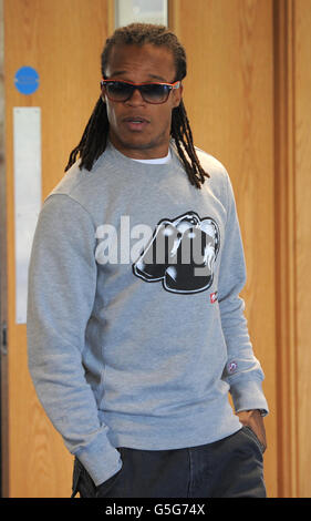 Soccer - Edgar Davids Press Conference - The Hive. Edgar Davids, Barnet joint head coach and player Stock Photo