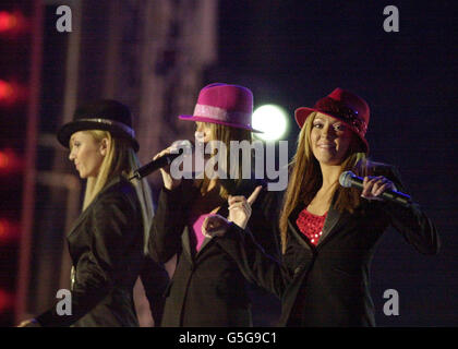 'Showtime at The Stadium'  Atomic Kitten Stock Photo