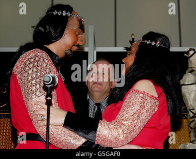 The first Klingon Wedding in the UK Stock Photo