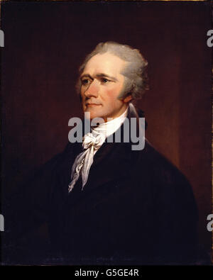 John Trumbull - Alexander Hamilton Stock Photo