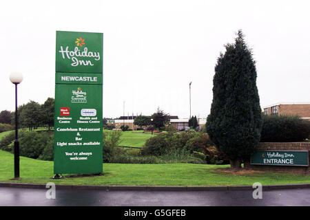The Holiday Inn at Seaton Delaval near Newcastle where the Albania football team are staying before the world cup qualifying match held against England, the match is taking place at Newcastle United's St James's Park stadium. * A win for England in the game would take them a step closer to the World Cup Finals in Japan and South Korea but they would still need to win their final game against Greece in October if Germany win their final remaining match. Stock Photo