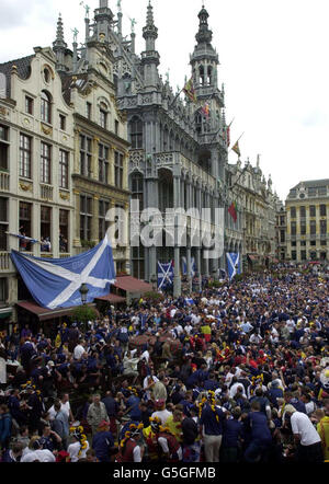 Scotland Fans Stock Photo