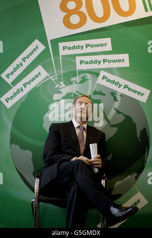 Taoiseach Enda Kenny at the official opening of Power Tower, the company's new headquarters for the bookmaker Paddy Power in Clonskeagh, Dublin where the company also announced the creation of 600 new jobs. Stock Photo