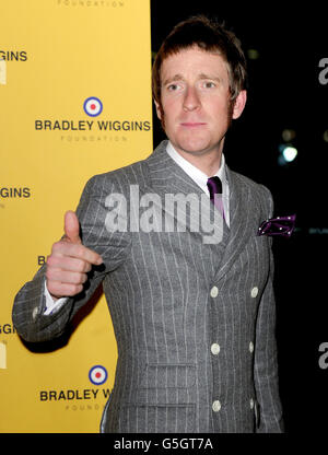 Bradley Wiggins attends The Yellow Ball, the inaugural Bradley Wiggins Foundation event at the Roundhouse, London. Stock Photo