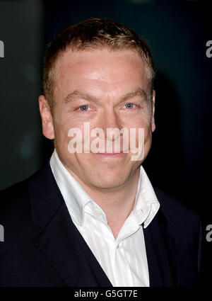 Sir Chris Hoy attends The Yellow Ball, the inaugural Bradley Wiggins Foundation event at the Roundhouse, London. Stock Photo