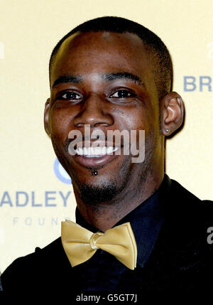 Phillips Idowu attends The Yellow Ball, the inaugural Bradley Wiggins Foundation event at the Roundhouse, London. Stock Photo