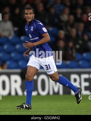 Soccer - npower Football League Championship - Cardiff City v Birmingham City - Cardiff City Stadium. James Hurst, Birmingham City Stock Photo