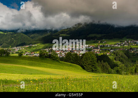 Telfes im Stubai, Stubaital, Tyrol, Austria Stock Photo