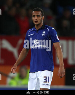 Soccer - npower Football League Championship - Cardiff City v Birmingham City - Cardiff City Stadium. James Hurst, Birmingham City Stock Photo