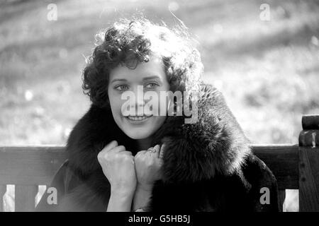 Dutch actress Sylvia Kristel, 28, who has been cast in a lead role in an Anglo-French film production of DH Lawrence's Lady Chatterley's Lover. Stock Photo