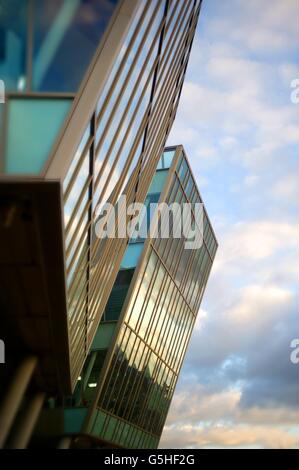 Harton Quays Park, South Shields riverside Stock Photo