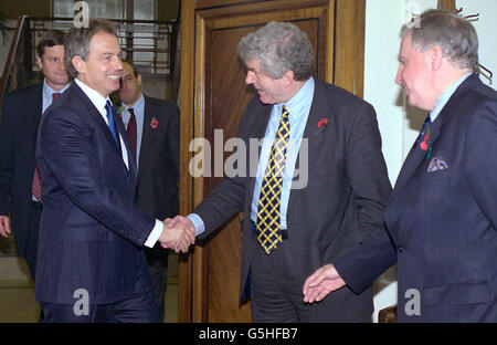 Blair in Welsh Office Stock Photo