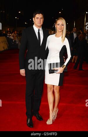 Skyfall Royal World Premiere - London. Vernon Kay and Tess Daly arriving for the Royal World premiere of Skyfall at the Royal Albert Hall, London Stock Photo