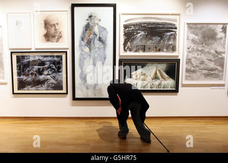 Royal Ulster Academy Exhibition Stock Photo