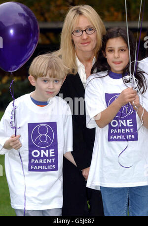 J K Rowling National Council for One Parent Families Stock Photo - Alamy