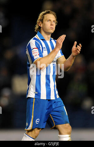 Soccer - npower Football League Championship - Brighton & Hove Albion v Leeds United - AMEX Stadium. Craig Mackail-Smith, Brighton & Hove Albion Stock Photo