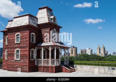 Cornelia Parker Sculpture on the Iris and B. Gerald Cantor Roof Garden at The Metropolitan Museum of Art, NYC Stock Photo