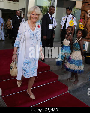 Royal tour of Papua New Guinea - Day Three Stock Photo