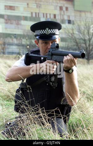 Heckler Koch baton gun Stock Photo