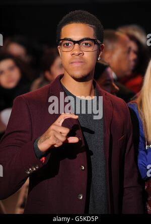 Chipmunk arriving for the premiere of The Twilight Saga: Breaking Dawn Part 2 at the Empire and Odeon Leicester Square, London Stock Photo