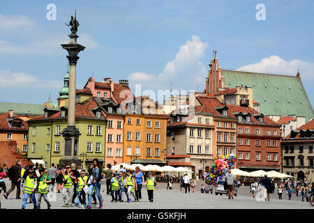 old town Warsaw Poland Stock Photo