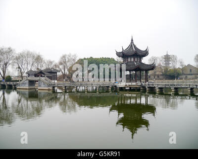 China Jiangsu Province Kunshan City Zhouzhuang Town traditional Stock ...