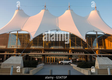 Hampton Road convention center building Virginia Stock Photo