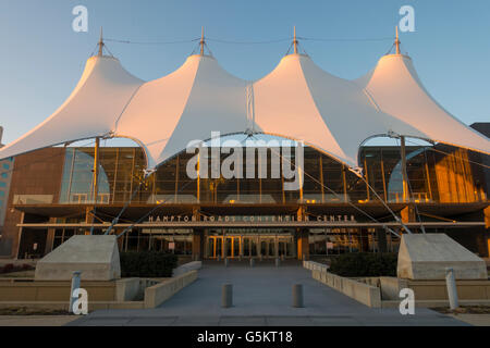 Hampton Road convention center building Virginia Stock Photo