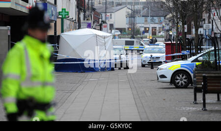 Gareth Francis murder Stock Photo