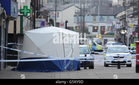 Gareth Francis murder Stock Photo