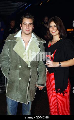 Actor Ian Virgo, who stars in the film, arriving at the UK gala celebrity premiere of Black Hawk Down, at the Empire cinema in London's Leicester Square. Stock Photo