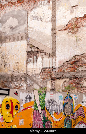 Graffiti in Montevideo, Uruguay Stock Photo