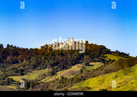 Hearst Castle along Highway 1 in Central California Stock Photo