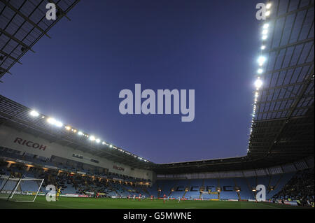 Soccer - FA Cup - Second Round - Coventry City v Morcambe - Ricoh Arena Stock Photo
