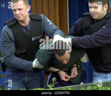 Cleveland Police arrest a man Stock Photo - Alamy