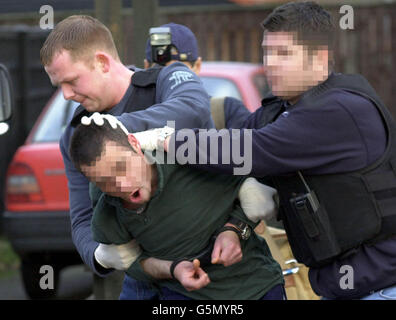Cleveland Police arrest a man Stock Photo: 106796333 - Alamy