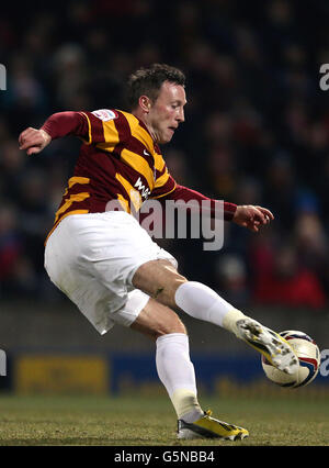 Soccer - Capital One Cup - Quarter Final - Bradford City v Arsenal - Coral Windows Stadium. Bradford City's Garry Thompson in action Stock Photo