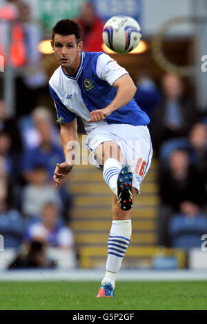 Soccer - npower Football League Championship - Blackburn Rovers v Hull City - Ewood Park. Scott Dann, Blackburn Rovers. Stock Photo