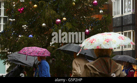 Winter weather 20th Dec Stock Photo