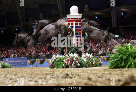 Equestrian - 2012 London International Horse Show - Day Four - London Olympia Stock Photo