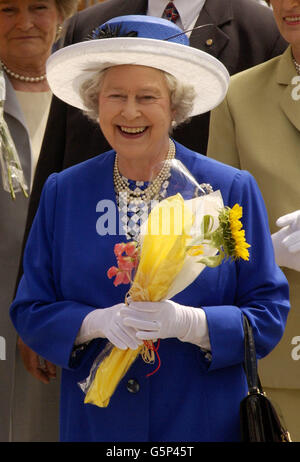 Royalty - Queen Elizabeth II Visit to New Zealand Stock Photo