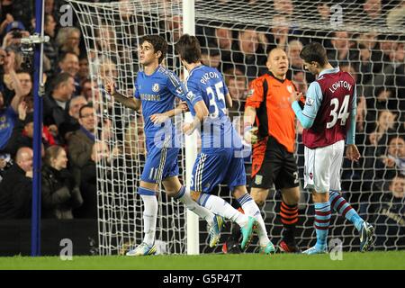 Emboaba Oscar of Chelsea scoring his team's 1st goal during the
