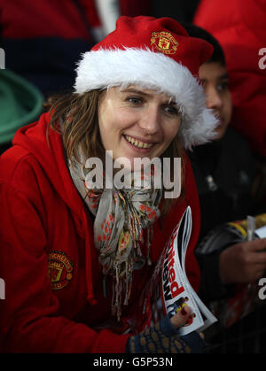 manchester united santa hat