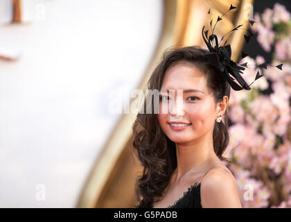 Tokyo, Japan. 21st June, 2016. Japanese model Kotoko Yamaga attends the Japan premiere for the film Alice Through the Looking Glass on June 21, 2016 in Tokyo, Japan. Australian actress Mia Wasikowska, American producer Suzanne Todd and British director James Bobin were in town to promote their sequel to Alice in Wonderland (2010) in Japan. The film is released in Japanese theaters on July 1. Credit:  AFLO/Alamy Live News Stock Photo