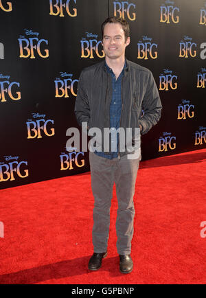 Los Angeles, California, USA. 21st June, 2016. Actor Bill Hader at the U.S. premiere of Disney's 'The BFG' at the El Capitan Theatre, Hollywood.  Credit:  Sarah Stewart/Alamy Live News Stock Photo